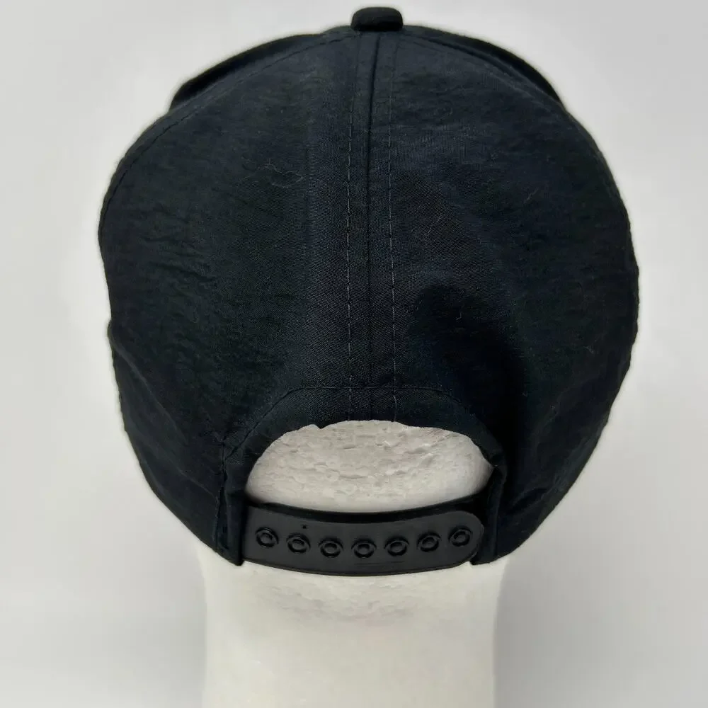 Vintage 80s Janie Fricke Hat Baseball Cap Country Western Music Snapback Black